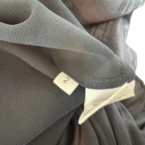 Ulla Johnson - NWT Silk Odette Midnight Smocked Long Sleeve Mini Dress Sz 2 - Picture 14 of 14